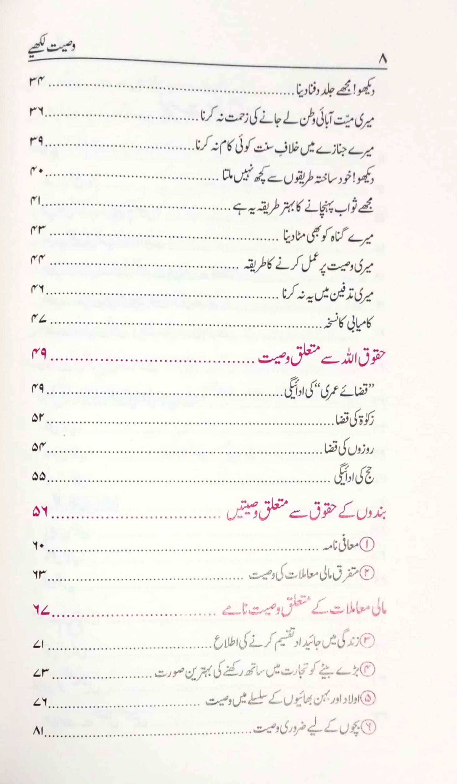 Wasiyat Likhye 3