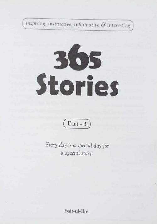 365 stories part 3