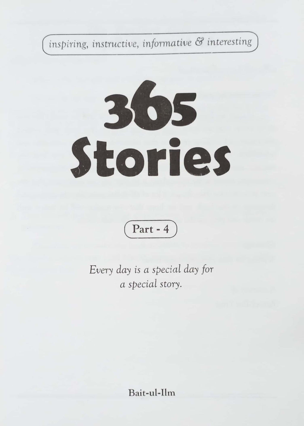 365 stories part 4