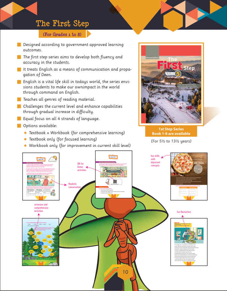 First Step English Work Book-4